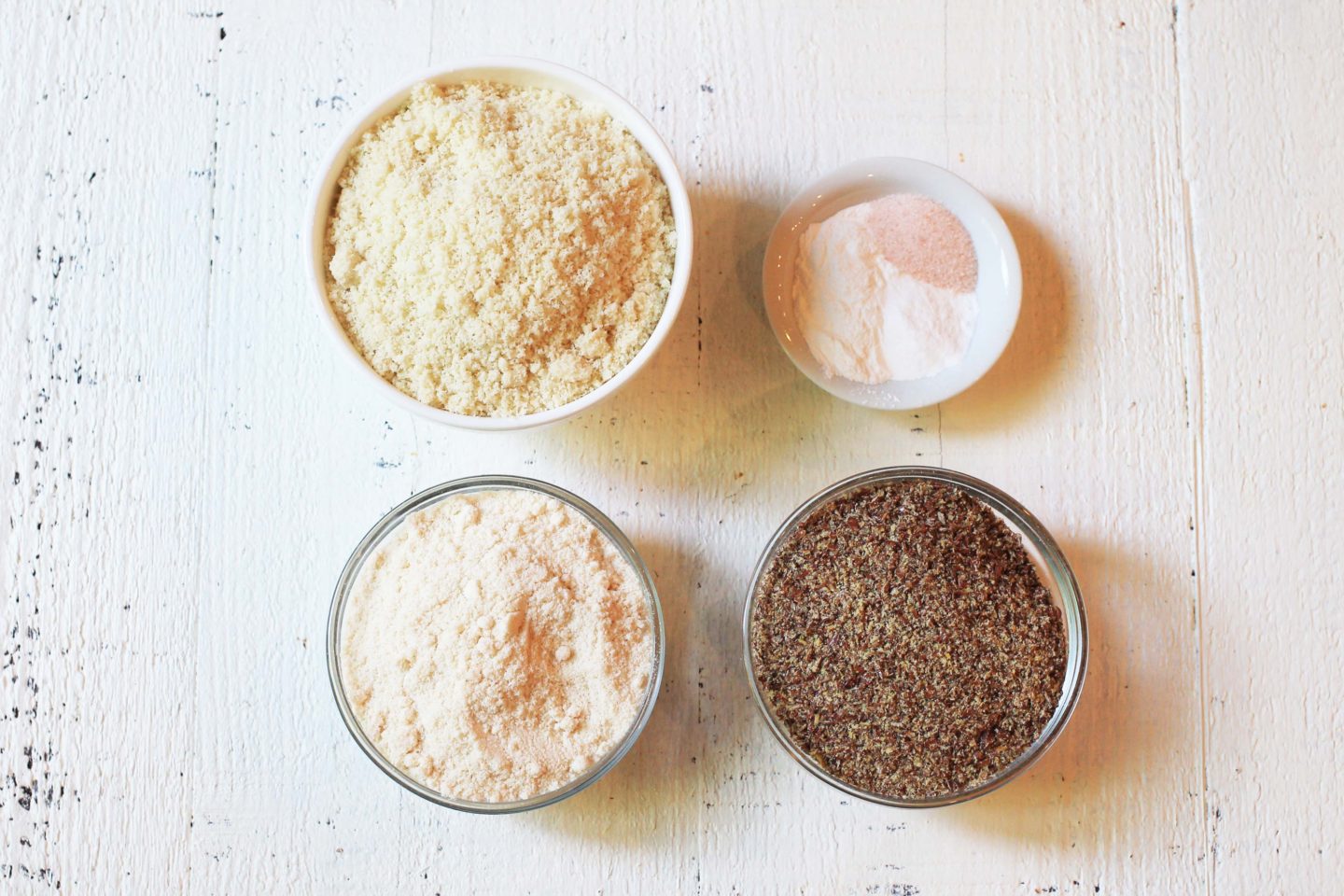 Dry Ingredients for Maple Almond Butter Muffins