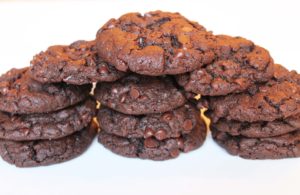 Vegan Double Chocolate Chip Cookies