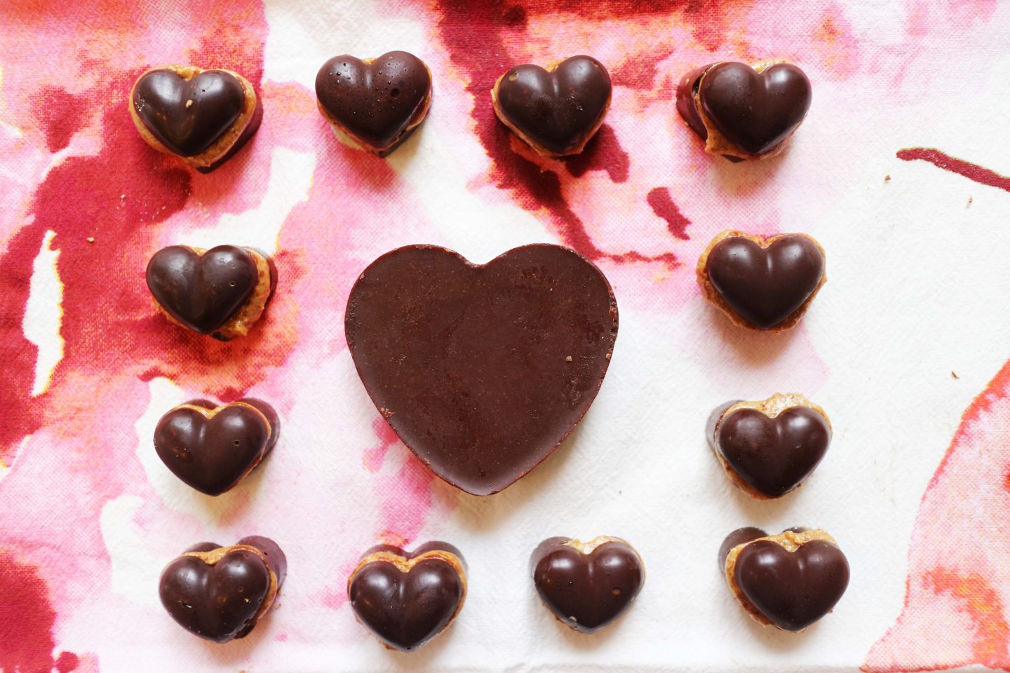 Chocolate and Almond Butter Hearts