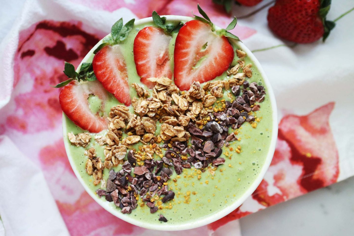 Kale, Almond Butter Smoothie Bowl