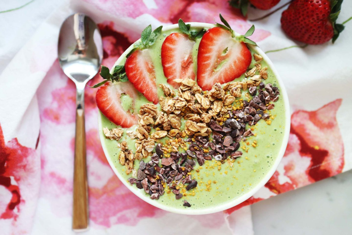 Kale, Almond Butter Smoothie Bowl