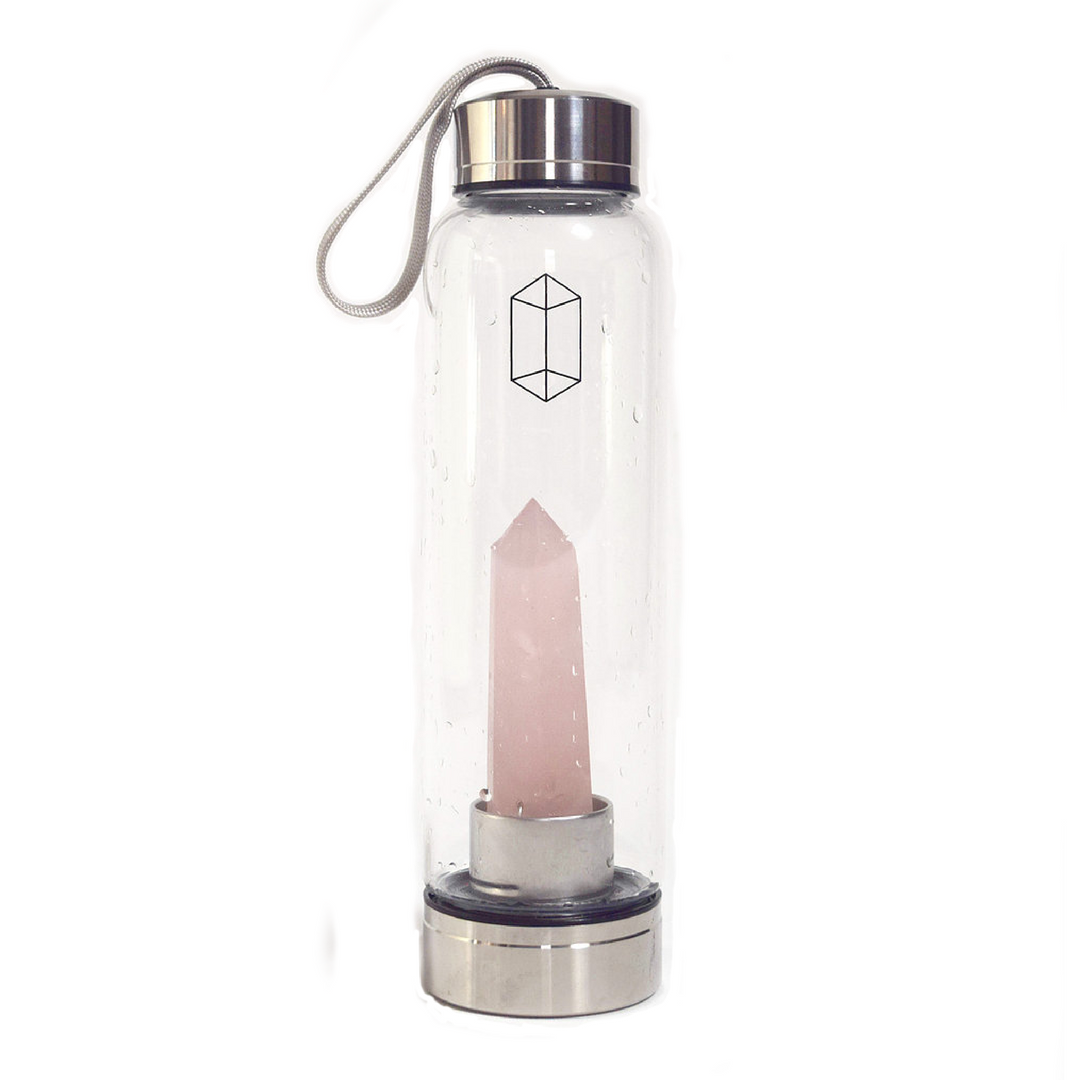 Rose Quartz Water Bottle