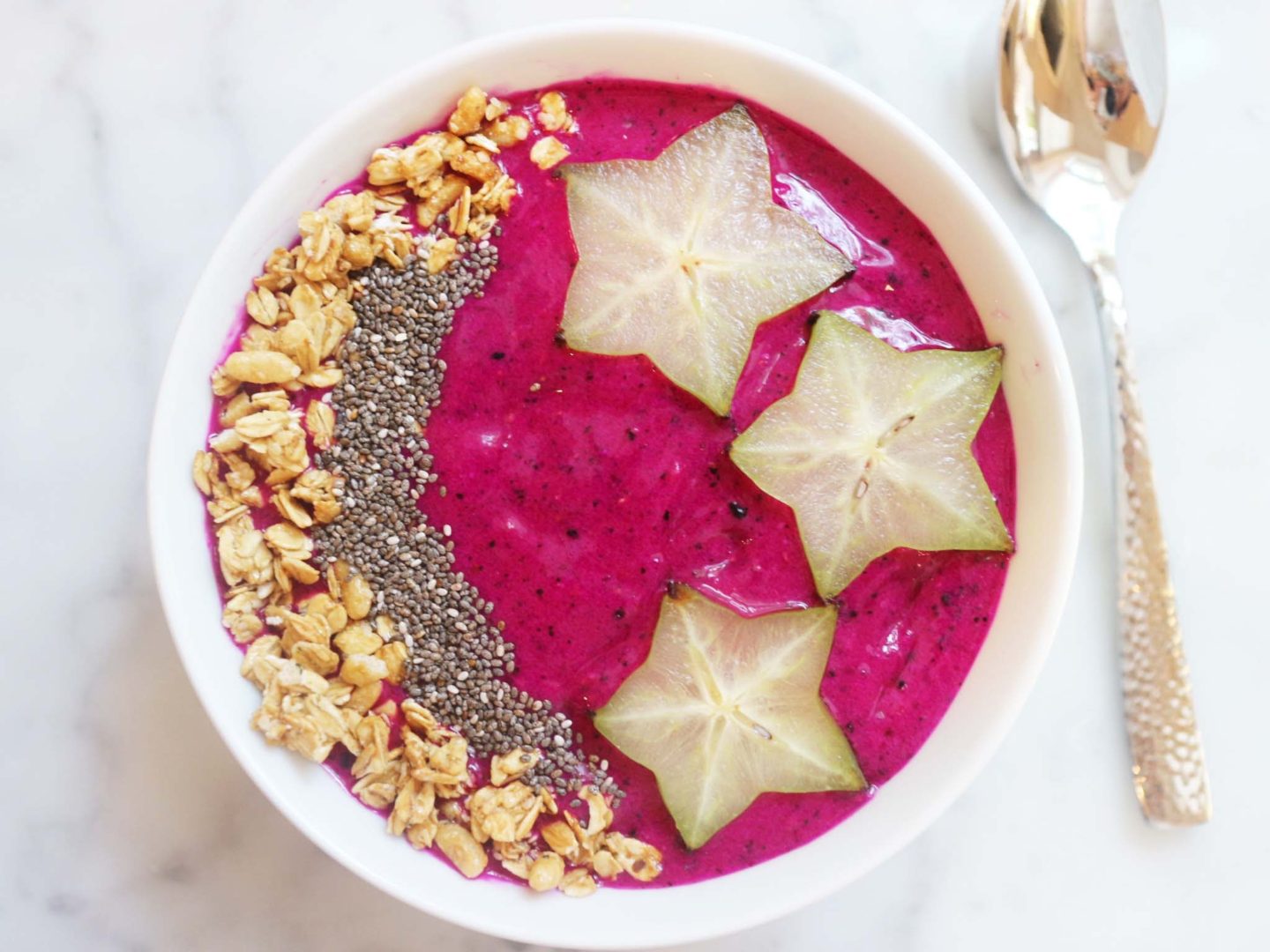 Anti-aging Smoothie Bowl with Pitaya