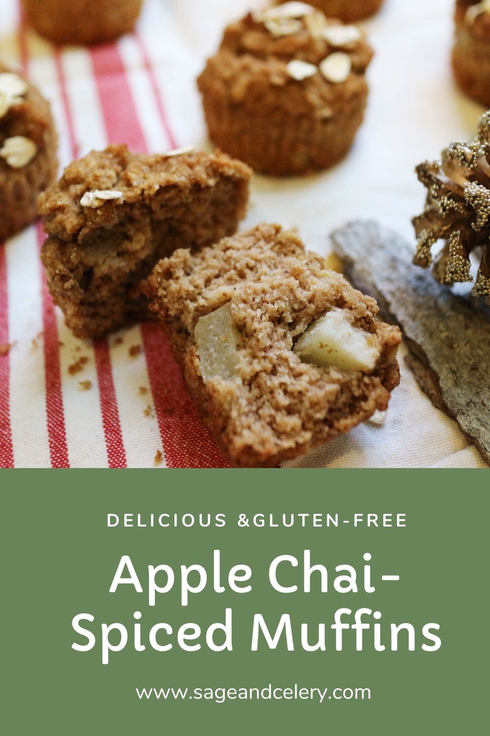 Apple Chai-Spiced Muffins Pinterest Pin