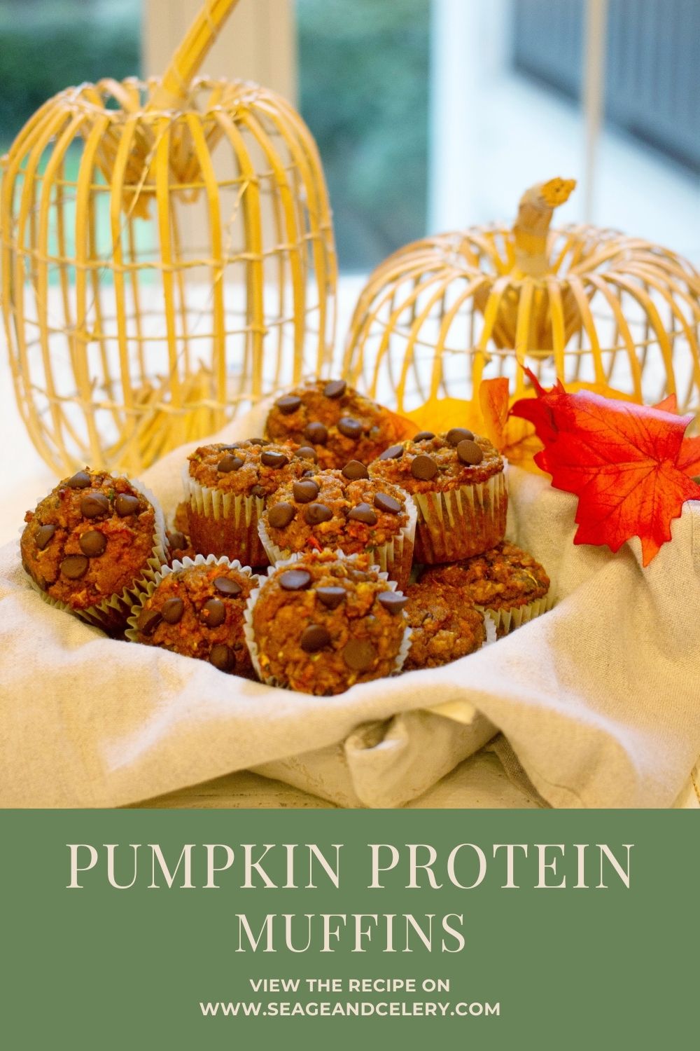 Pumpkin Protein Muffin Pinterest Pin