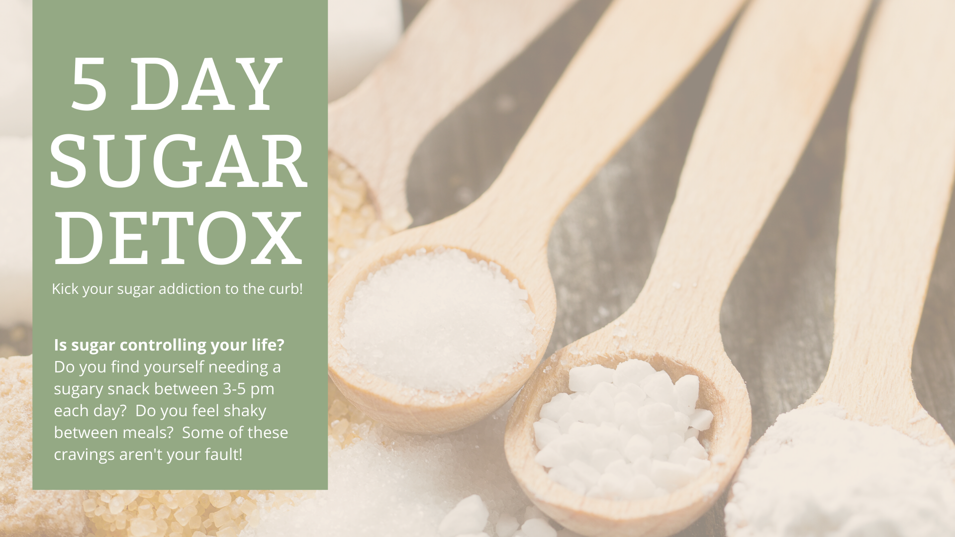 Sugar Detox Landing Page • Sage & Celery